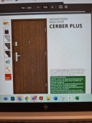 POL-SKONE Cerber Plus drzwi wejściowe wewn. z ościeżnicą drewnianą BIAŁE 