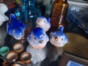 4 porcelanowe ptaszki