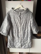 Lekka kurtka pikowana rękaw 3/4 elegancka zapinana na zatrzaski rozmiar M