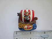 Magnes na lodówkę - 541g. DANIA Łódź Wikingów