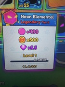 Bubble gum simulator infinity neon elemental
