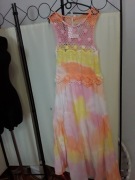 Długa sukienka boho ombre wyprzedaż 