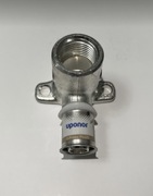 Kolano PEX 16x1/2 GW zapras wieszakowe naścienne 