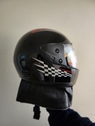 Czarny kask motocyklowy  unisex rozmiar L 59-61cm