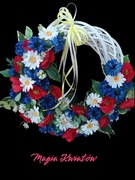 Duży wianek na drzwi 