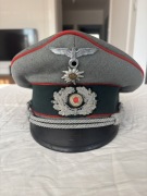ORYGINALNA niemiecka czapka oficerska artylerii górskiej Gebirgs Artillerie
