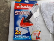 Vileda dwa wkłady do mopa parowego Steam mikrofibra + gratis 3 szt