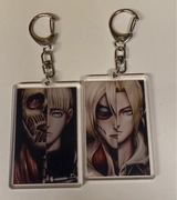 Attack on Titan Armin & Annie Keychains