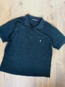 Czarna koszulka polo, rozmiar XL
