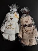 Prezent na Dzień Babci i Dziadka ręcznik kąpielowy 