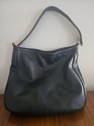 Torba Batycki skórzana granatowa