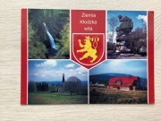 Ziemia Kłodzka wita pocztówka z herbem