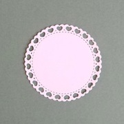 Scrapki Papierowe - Serwetka Serca mała 2 szt. biała.