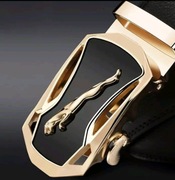 Nowy elegancki męski pasek do spodni 125 cm