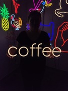 Kawa Napisy Świetlne.Dekoracje Neon LED.Coffee