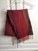 Ciepły Vintage Retro szalik wełniany lambswool.