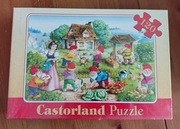 Puzzle Castorland 120 zafoliowane stary wzór Królewna Śnieżka i krasnoludki