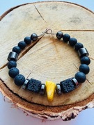 Bransoletka damska wyjątkowa z kamieni naturalnych na prezent amulet 