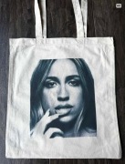 Torba bawełniana torebka tote bag bawełna Tate Mcrae 
