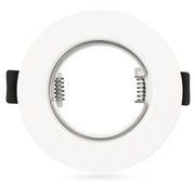 2 szt. Spot LED GU10 Biały Matowy, 80 mm Stal Nierdzewna Wysoka Jakość