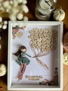 Ramka prezent dla nauczyciela koniec roku szkolnego dzień nauczyciela