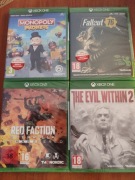 Monopoly Madness / Fallout 76 / Red faction / The evil whitin 2 Xbox One 