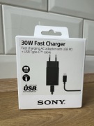 Ładowarka Sony 30W XQZ-UC1 szybkie ładowanie Power Delivery kabel USB-C