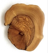 3 unikatowe podkładki pod kubek z drewna oliwnego