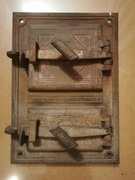 Stare drzwiczki żeliwne do pieca