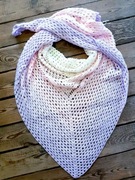Chusta ombre na szydełku bambus bawełna 