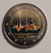 2 euro Łotwa 2014 (Europejska Stolica Kultury) - 2 EURO KOLOR 2018 - 1