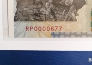 20zł NBP „Ochrona Polskiej Granicy Wschodniej” – niski numer RP0000677, UNC