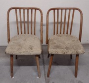 2x krzesła Jitona vintage czechosłowacja PRL patyczak