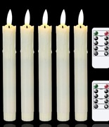 Świece bezogniowe, efekt kapiącego wosku