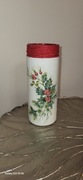 Wazon, karafka na wodę decoupage