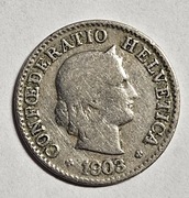 5 Rappen 1903-Szwajcaria
