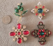 Kpl.4szt.Broszka przypinka ozdoba stroju GÓRALA Góralska dla Bacy Juhasa.