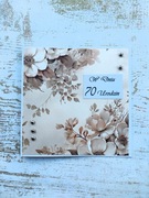 Elegancka kartka 70 urodziny 70tka 