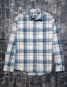 TOMMY JEANS KOSZULA MĘSKA Z DŁUGIM RĘKAWEM W KRATKĘ LOGO PREMIUM