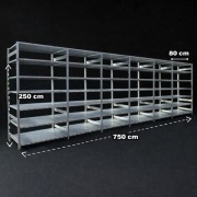 Regały magazynowe półkowe 