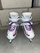 Łyżwy damskie firmy SMJsport; rozmiar 34-37