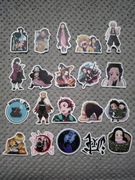 Zestaw naklejek anime 