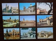 KRAKÓW RYNEK - zestaw pocztówek