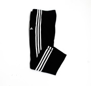 ADIDAS Spodnie dresowe dziecięce prosta nogawka Czarne r. 140