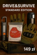 Drive&Survive – Standard Edition |Termos + Latarka + Rękawice + Koc +Organ