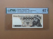 2000 zł. 1979  ser. AG   PMG67  EPQ