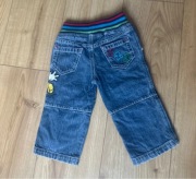 Spodnie jeansy z Myszką Micky, George Disney, r. 1-1,5 roku (80-86)(12-18m)
