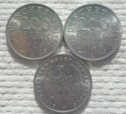 Niemcy Weimar 200 marek mark 1923 A Berlin Prusy KM# 35 Stan super 1 szt.