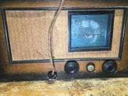 Stary odbiornik lampowy reakcyjniak 