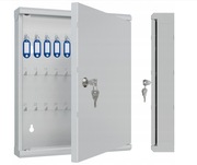 Szafka na Klucze - 60 Haczyków Kasetka na Klucze - Zamykana